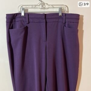 Purple Women's Dress Pants
